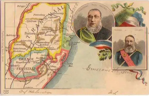 13535 Ak Lithographie Transvaal Oranje État libre 1900