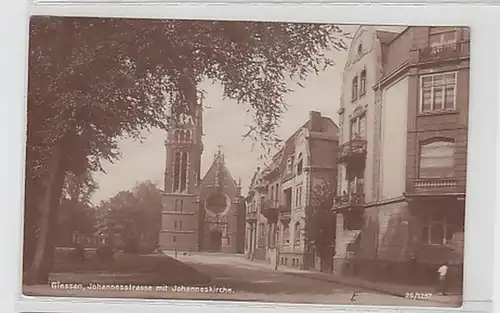 13521 Ak Giessen Johannesstraße mit Johanneskirche 1926