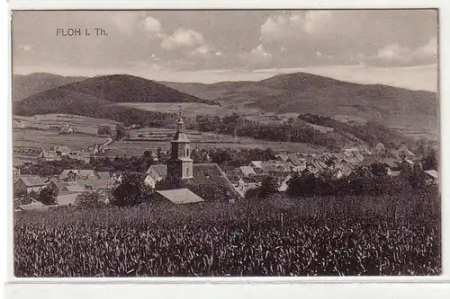 13520 Ak Floh in Thüringen Totalansicht 1925