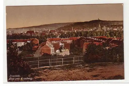 13518 Ak Arnstadt Vue sur Arnsberg 1923