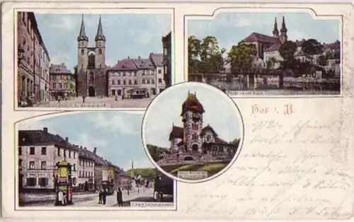 13501 Multi-image Ak Hof in Bayern 1907
