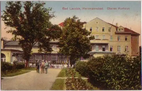 13498 AK Bad Lausick, Herrmannsbad, O. Kurhaus, um 1920
