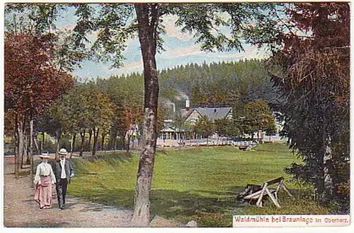 13491 Ak Waldmühle près de Brunlage im Oberanz 1908