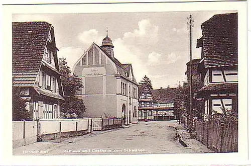 13480 Ak Hesselhurst Gasthaus zum Schwanen um 1930