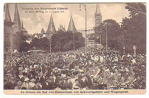 13478 Ak extrait du régiment de Lund dans la guerre 1914