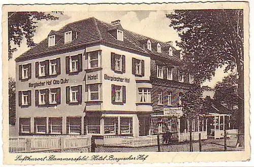 13465 Ak Flammersfeld Hotel Bergischer Hof 1941