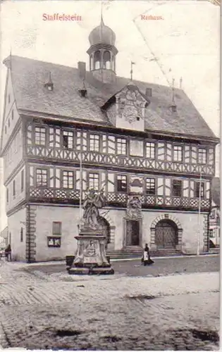 13427 Ak Staffelstein Rathaus 1923