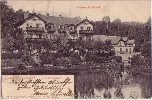 13375 Ak Buchholz Friedewald Löissnitz Grund 1907
