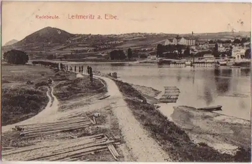 13373 Ak Leitmeritz a. Elbe Radebeule um 1915