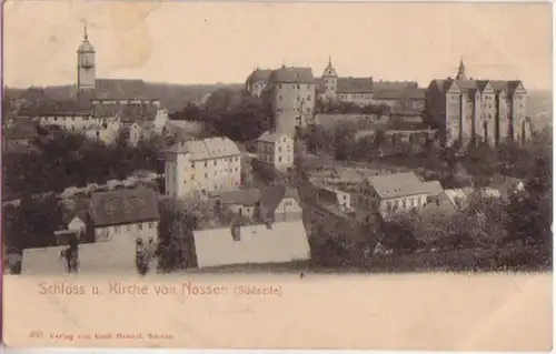 13363 Ak Nossen Château et église 1910