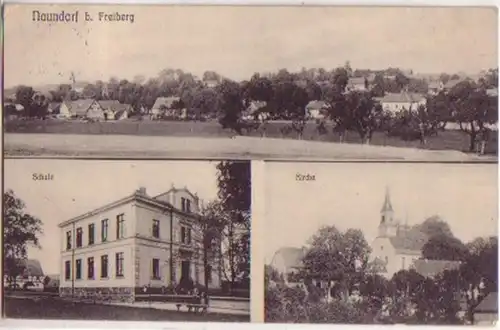 13348 Mehrbild Ak Naundorf bei Freiberg 1915
