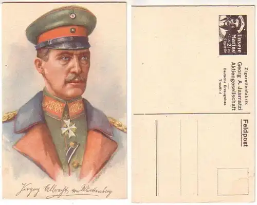 13345 Reklame Ak Herzog von Württemberg um 1915
