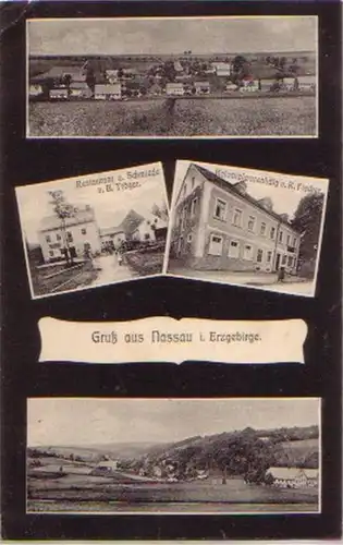13333 Mehrbild Ak Gruß aus Nassau im Erzgebirge 1912