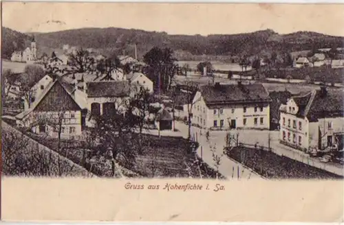 13326 Ak Gruss aus Hohenfichte in Sachsen 1913