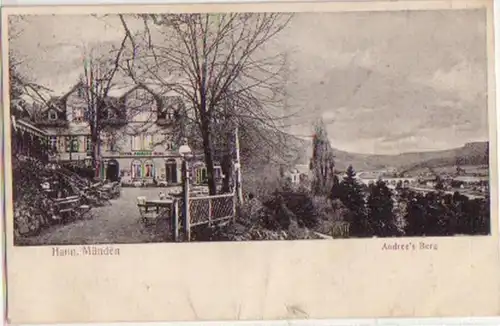 13314 Ak Hann. Münden Andree's Berg 1910