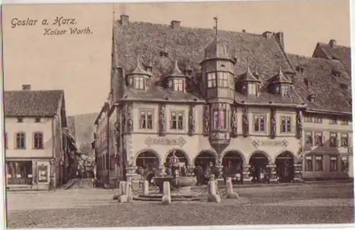 13298 Ak Goslar a. Résine Kaiser Worth vers 1910