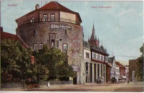 13292 Ak Goslar Hotel Achtermann vers 1915