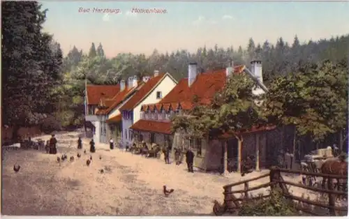 13289 Ak Bad Harzburg Molkenhaus um 1915