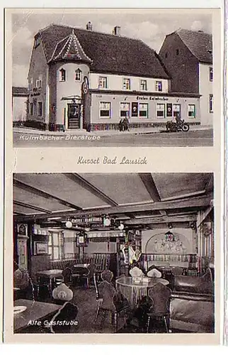 13256 Multiages Ak station thermale Bad Lausick Gasthof vers 1940