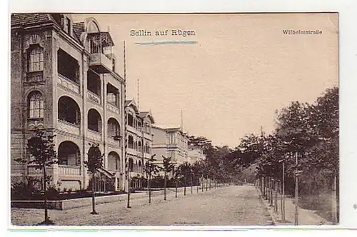13247 Ak Sellin auf Rügen Wilhelmstrasse 1908