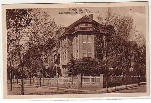 13241 Ak Berlin Dahlem Ladenbergstrasse um 1920