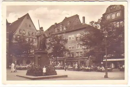 13229 Ak Jena Marktplatz "Feuchte Ecke" 1935