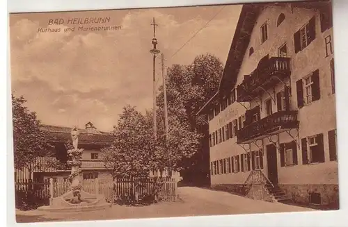 13212 Ak Bad Heilbrunn Kurhaus et Marienbrunen vers 1925