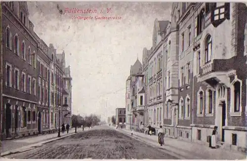 13205 Ak Falkenstein, route de jardin prolongée vers 1910