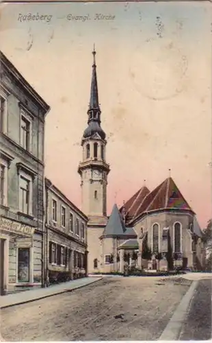 13203 Ak Radeberg evangelische Kirche 1914