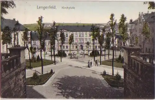 13202 Ak Lengenfeld Kirchplatz 1908