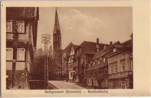 13186 Ak Heiligenstadt Eichsfeld Martinskirche um 1930