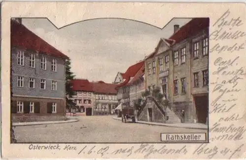 13173 Ak Osterwieck Harz Ratskeller 1902
