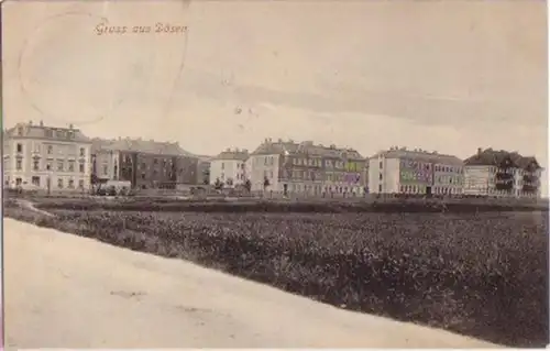 13170 Ak Gruß aus Dösen bei Leipzig Wohnhäuser 1913