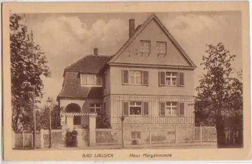 13155 Ak Bad Lausick Maison Le soleil du matin vers 1930