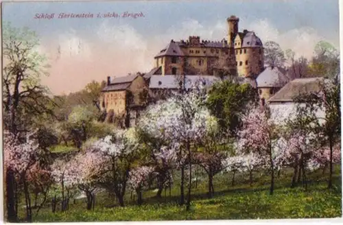 13151 Ak Schloß Hartenstein sächsisches Erzgebirge 1920