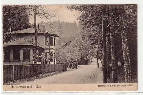 13136 Ak Finsterbergen Thür. Restaurant um 1910