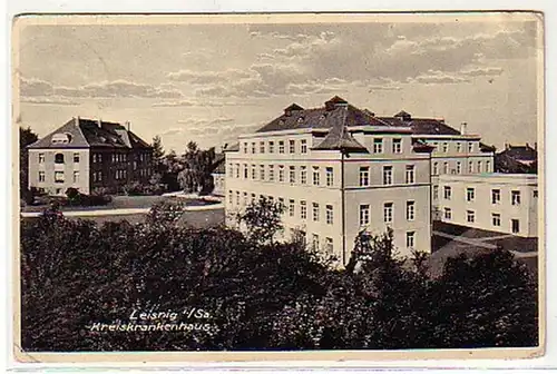 13128 Ak Leisnig in Sachsen Kreiskrankenhaus 1937