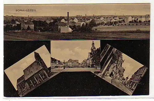 13124 Mehrbild Ak Borna bei Leipzig 1912