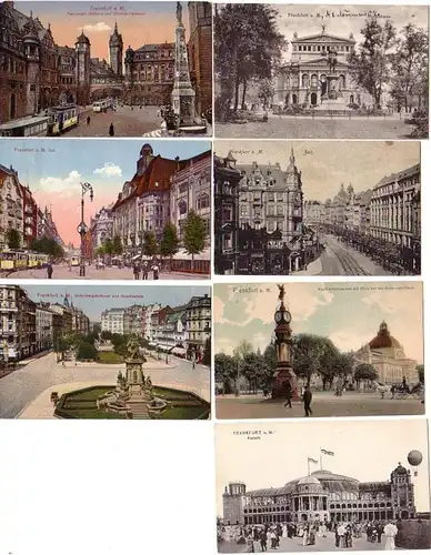 13110/7 Ak Frankfurt a.M. Vues locales vers 1920