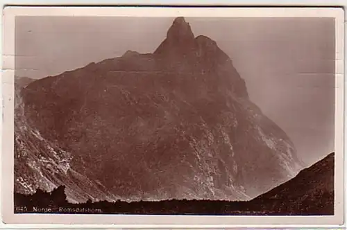 13108 Foto Ak Romsdalshorn Norwegen 1913
