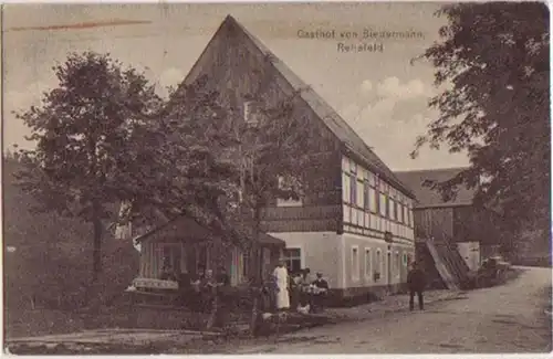 13063 Ak Rehefeld Gasthof von Biedermann 1918