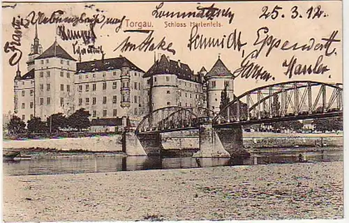 13050 Ak Torgau Schloss Hartenfels 1912
