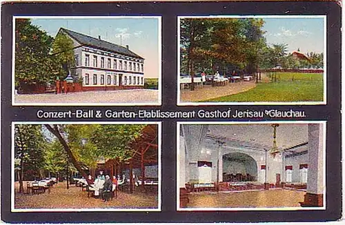13026 Mehrbild Ak Jerisau bei Glauchau Gasthof 1915