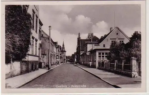 13015 Ak Genthin Poststrasse vers 1950