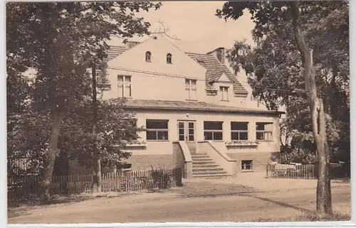 12987 Ak Wolzig Logierhaus "Wolziger See" um 1960