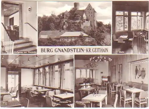 12943 Mehrbild Ak Burg Gnandstein Kreis Geithain 1967