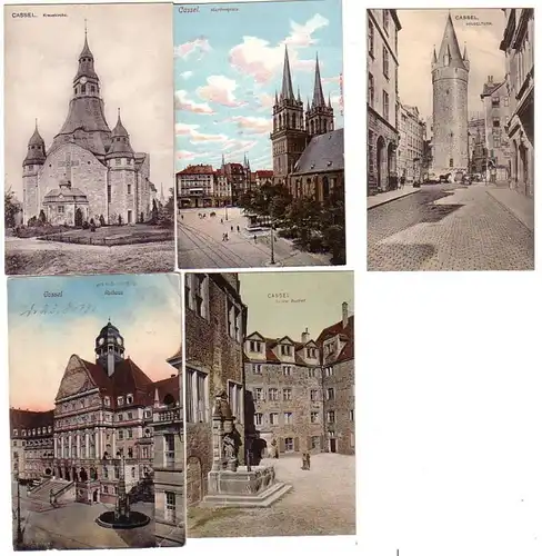 12942/5 Ak Kassel Druselturm, etc. vers 1910