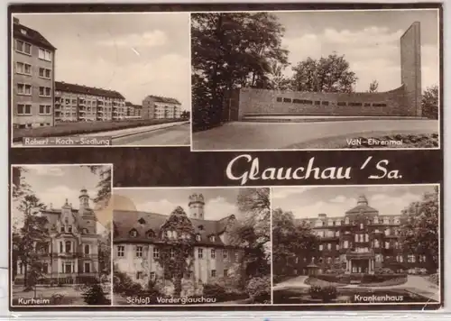 12940 Ak Glauchau Robert Koch Siedlung, VdN Honneur etc. 1967