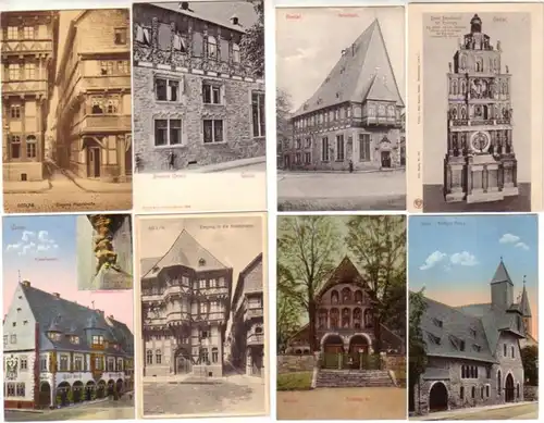 12925/8 Ak Goslar Münzstrasse, etc. vers 1915