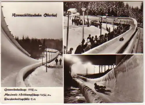 12913 Multi-image Ak Rennfelbahnhof Oberhof 1977